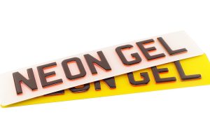 Orange Neon Gel - white