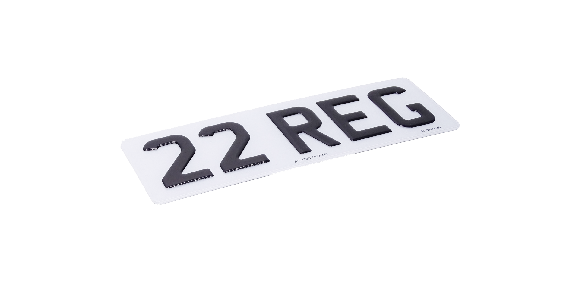 3D Number Plates
