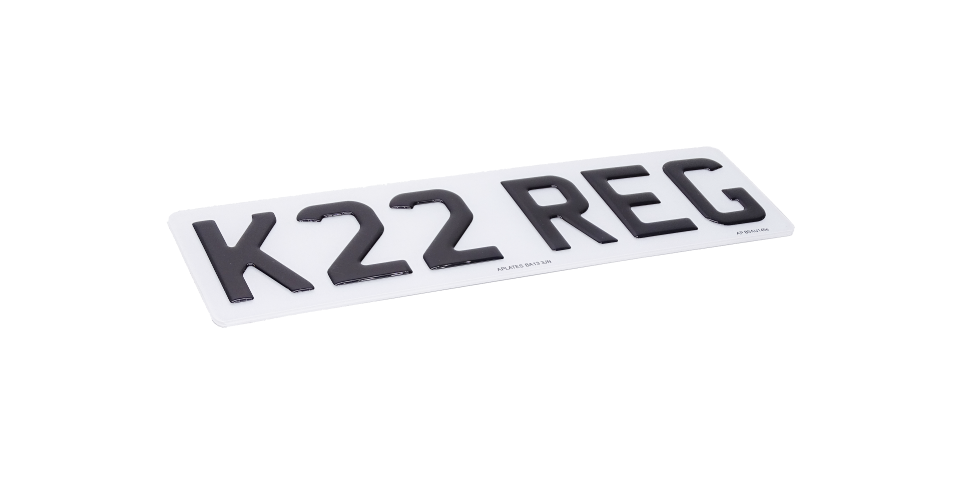 3D Number Plates