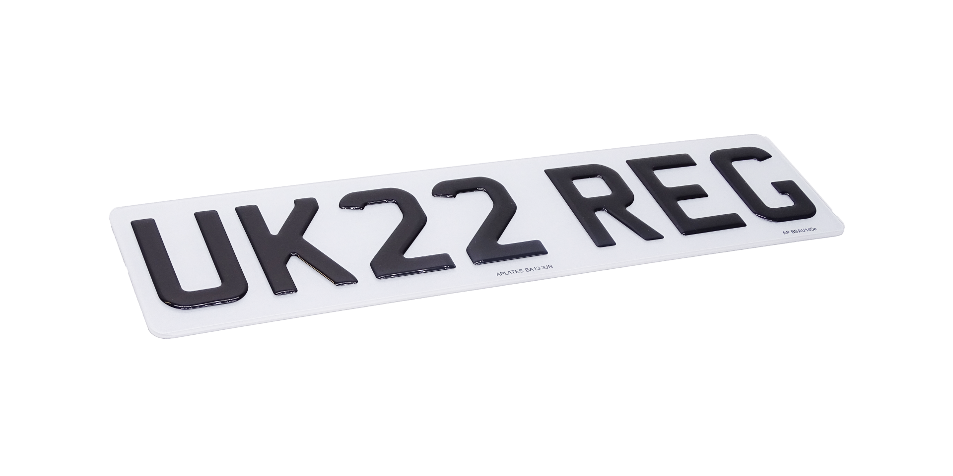 3D Number Plates