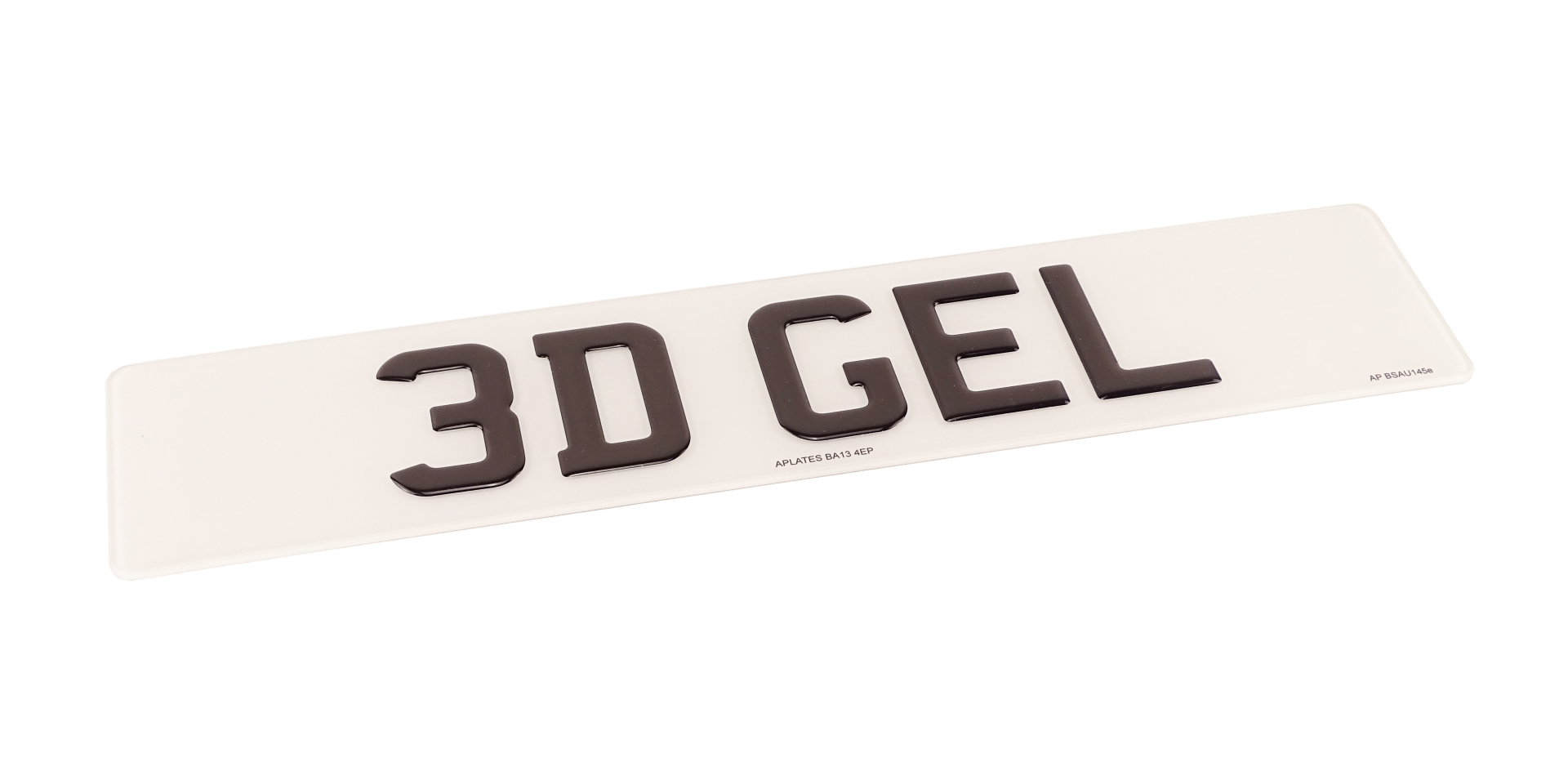 3D Number Plates