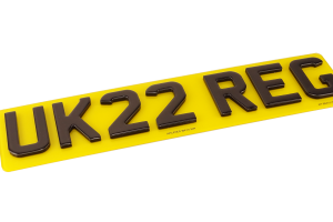 4D Gel Number Plates - 5mm Acrylic + Gel Topping